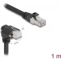 DeLOCK tīkla kabelis Melns 1 m Cat6 SF/UTP RJ-45