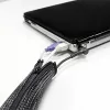 LOGILINK KAB0047 LOGILINK Elastīgs kabeļu organizators ar rāvējslēdzēju, melns, 2 m