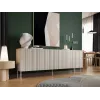 Kumode Cama Meble ISLA 2000x400x750 mm, matēta kašmira krāsa, skaidu plātņu korpuss