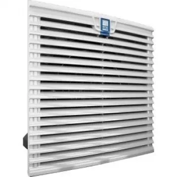 Ventilatora panelis Rittal SK 3237.110 — 115 V maiņstrāva, IP54, 116,5×116,5 mm, balts