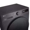 Veļas mazgājamā mašīna LG F2WR508S2M — ar priekšējo ielādi, 8 kg, 1200 apgr./min, A efektivitātes klase, 60×48 cm, LED, vidēji melna