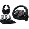 LOGITECH G29 EU + G435 Black Gaming Controller Aluminium Black USB stūre + pedāļi + austiņas PC