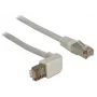 Tīkla kabelis DeLOCK 0,5 m Cat.6A RJ-45 S/FTP pelēks