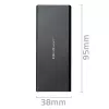 M.2 SATA SSD korpuss QOLTEC 51854 USB 3.0 bez instrumentiem