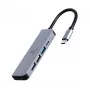 Gembird A-CM-COMBO5-03 USB Type-C 5-in-1 daudzportu adapteris (Hub + HDMI + PD)