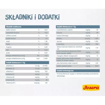 Sausā barība Josera LÉGER kaķiem 10 kg Pieauguša kaķa, ar putnu gaļu