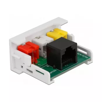 DeLOCK Easy 45 modulis 3 x RCA ligzda uz RJ45 ligzda, ports 22,5 x 45 mm