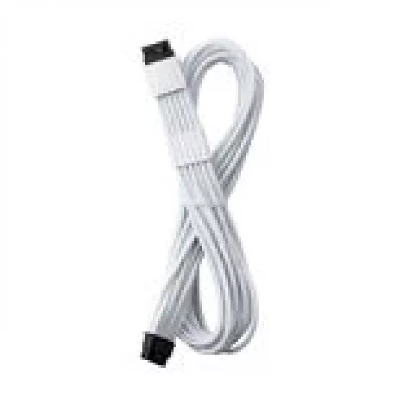 CableMod Universal Pro ModMesh 16‑Pin to 16‑Pin Sleeved kabelis StealthSense, 60 cm, balta