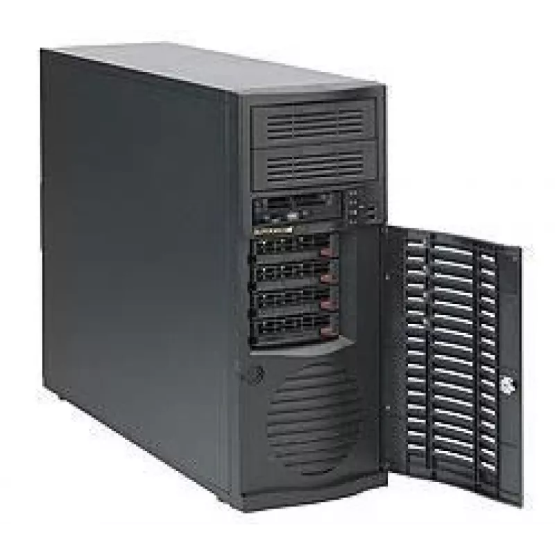 Servera korpuss Supermicro SuperChassis 733TQ-668B Midi Tower melns