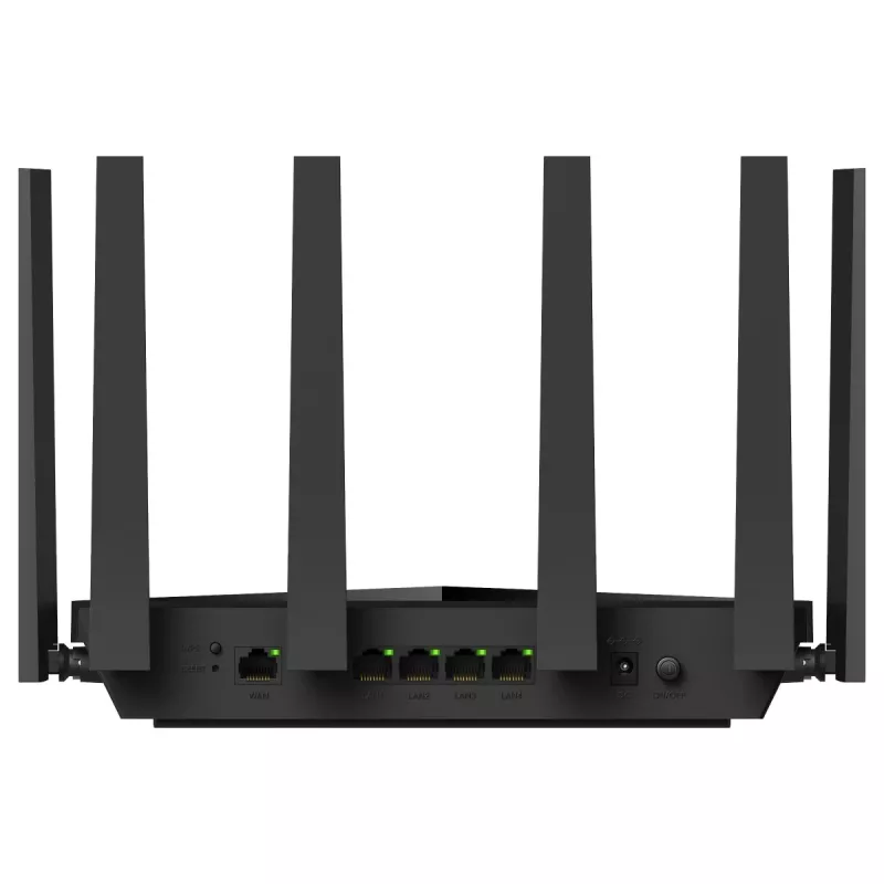 Bezvadu maršrutētājs Cudy BE6500 Gigabit Dual Band Wi‑Fi 7 (802.11be), 2,4/5 GHz, 4x Gigabit LAN, ARM četrkodolu 2 GHz