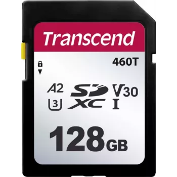 Transcend TS128GSDC460T-VS1 SD karte mazumtirdzniecības iepakojumā 128 GB (TS128GSDC460T-VS1)