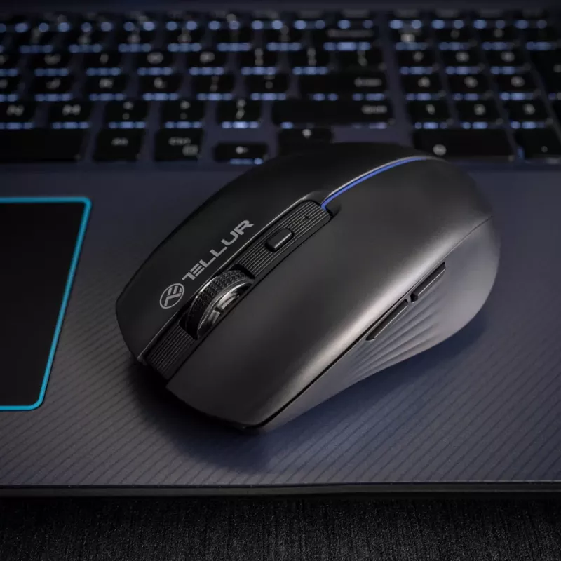 Tellur Silent Click Wireless pele Melns