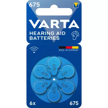 Vienreizlietojamā baterija Varta 675 PR44 Cinka-gaisa 5,35 mm 1,16 cm 1,75 g