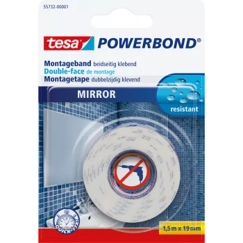 Montāžas lente Tesa Powerbond MIRROR 1.5m 19mm