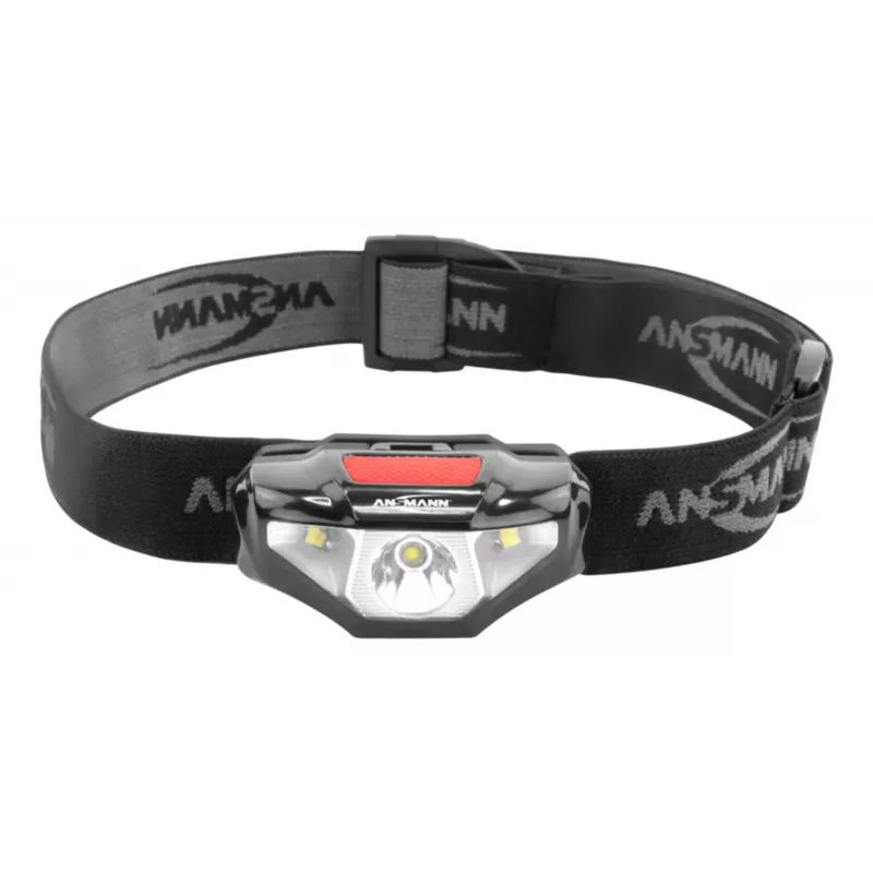 Ansmann HD70B - galvas lukturītis - melns - ABS - plastmasa - IP44 - LED - 1 lampa