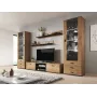 Cama set of two shelves 125cm SOHO lefkas oak/Melns