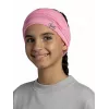 Daudzfunkcionāla bērnu bandana Buff Merino Lightweight – viengabalaini rožaini rozā, bezšuvju merino vilnas galvassega bērniem