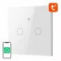 Viedais skārienjutīgais WiFi gaismas slēdzis Gosund SLS2 (modelis SW12) — skārienvadība, Wi‑Fi savienojamība, izvēles N/Dubultā elektroinstalācija