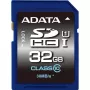 ADATA Premier SDHC UHS-I U1 Class10 32GB, 32 GB, SDHC, Class 10, 30 MB/s, 10 MB/s, Melns, Zils
