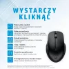 HP 435 Multi-Device Wireless pele, piemērota abām rokām, RF Wireless + Bluetooth, 4000 DPI, melna