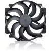 Noctua NF-A14x25r G2 PWM chromax.Melns 140 mm ventilators