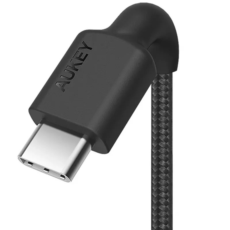USB-C kabelis Aukey CB-CD45 0,9 m — USB Type-C uz USB-A, Quick Charge atbalsts