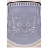 Kaku kaste DIAMENTIQ BAYA, plastmasa, maināmas durvis, 55,5×40×38,7 cm, bēša