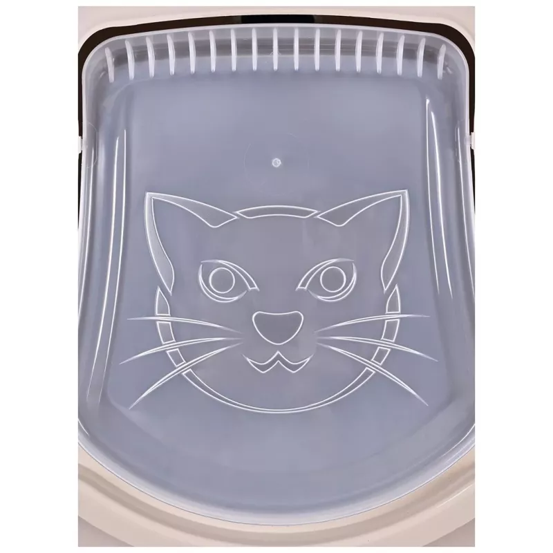 Kaku kaste DIAMENTIQ BAYA, plastmasa, maināmas durvis, 55,5×40×38,7 cm, bēša