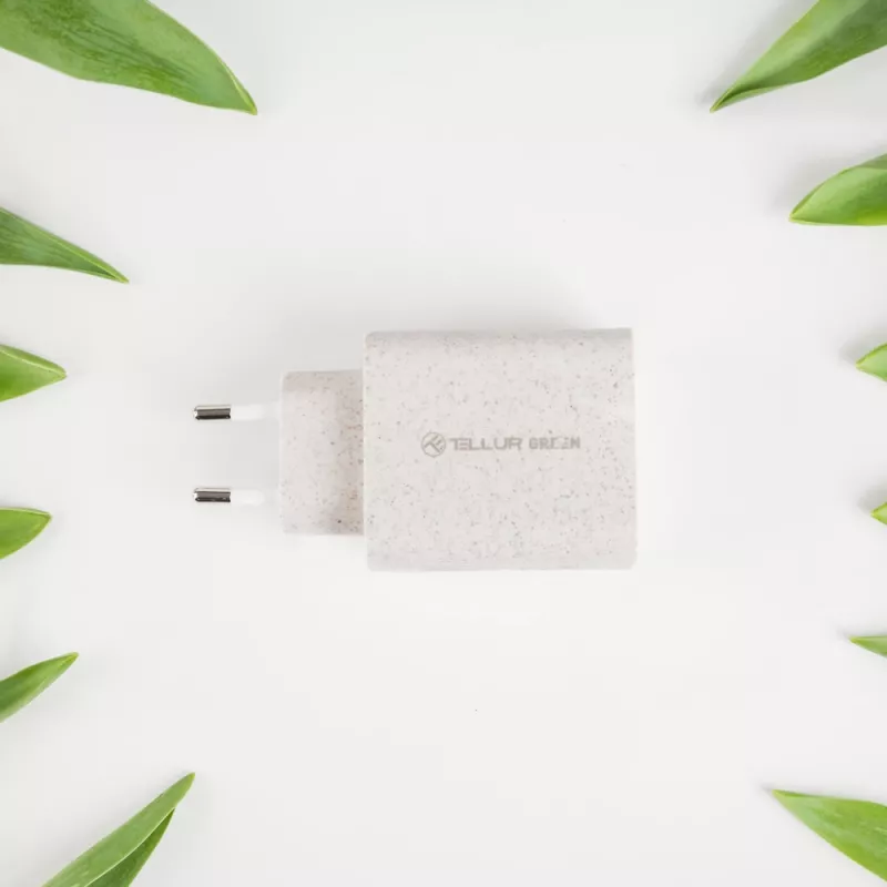 Lādētājs Tellur TLL151321 Type-C PD20W USB QC3.0, 20W PD un QC3.0 ātrā uzlāde