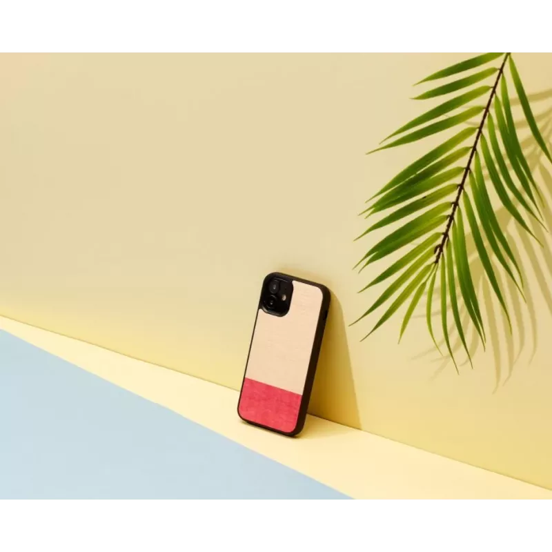 Aizsargājošs tālruņa maciņš man and wood iPhone 12 mini — melns
