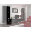 Cama Vitrīna VIGO '180' 180/40/30 melns/melns glancēts