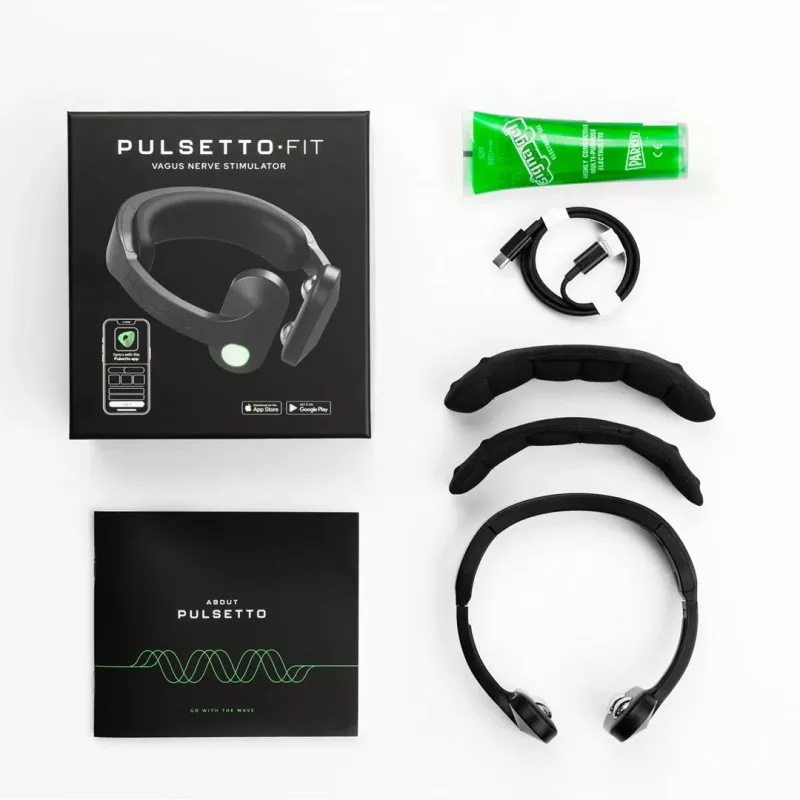 Klejotājnerva stimulators HERDEGEN Pulsetto FIT masāžas ierīce, modelis Pulsetto FIT