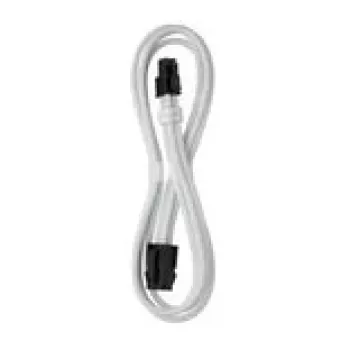 ATX 4-pin pagarinājuma kabelis CableMod Pro ModMesh 45 cm Balts (CM-PCAB-4ATX-N45KW-2PW-R)