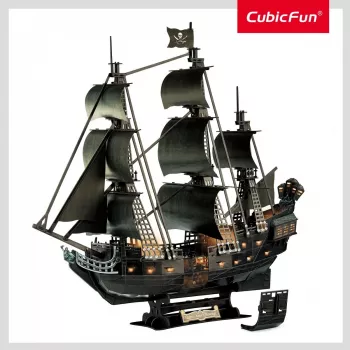 3D LED Puzzle Queen Annes L522H — dekoratīvs izgaismots modeļa komplekts