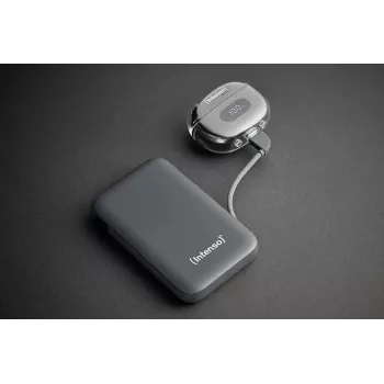 Ārējais akumulators USB 10000MAH/pelēka S10000 7333034 Intenso