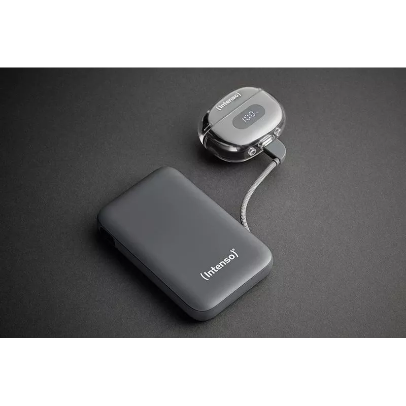 Ārējais akumulators USB 10000MAH/pelēka S10000 7333034 Intenso