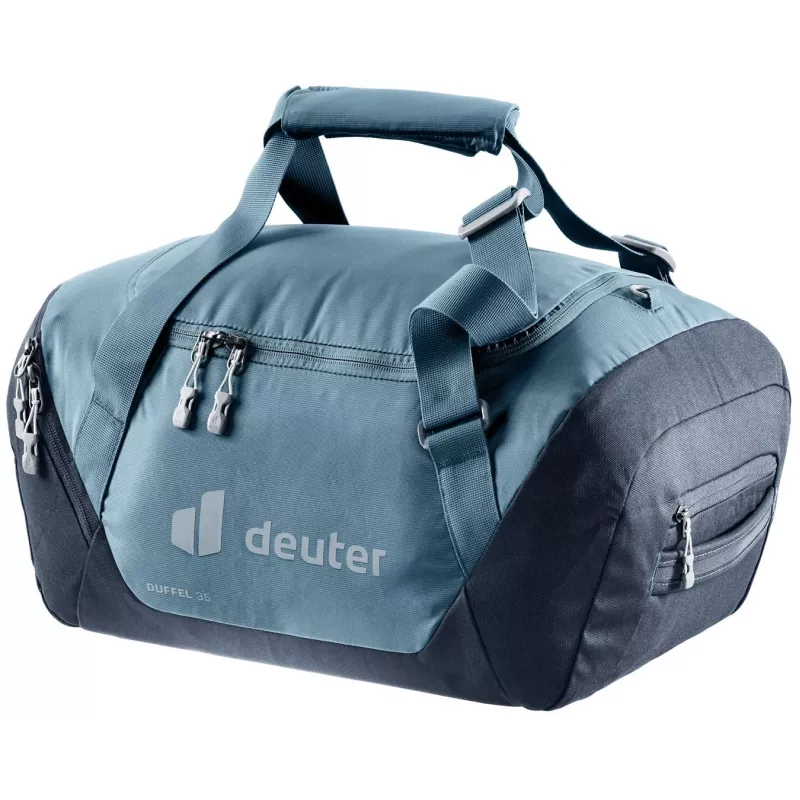 Somas soma DEUTER Duffel 35 atlantic-ink — 35 L ietilpība, ūdensnecaurlaidīga pamatne, pārnēsāšanas rokturi