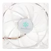 SilverStone SST-FN121-P-GL 120 mm korpusa ventilators ar zaļu LED apgaismojumu