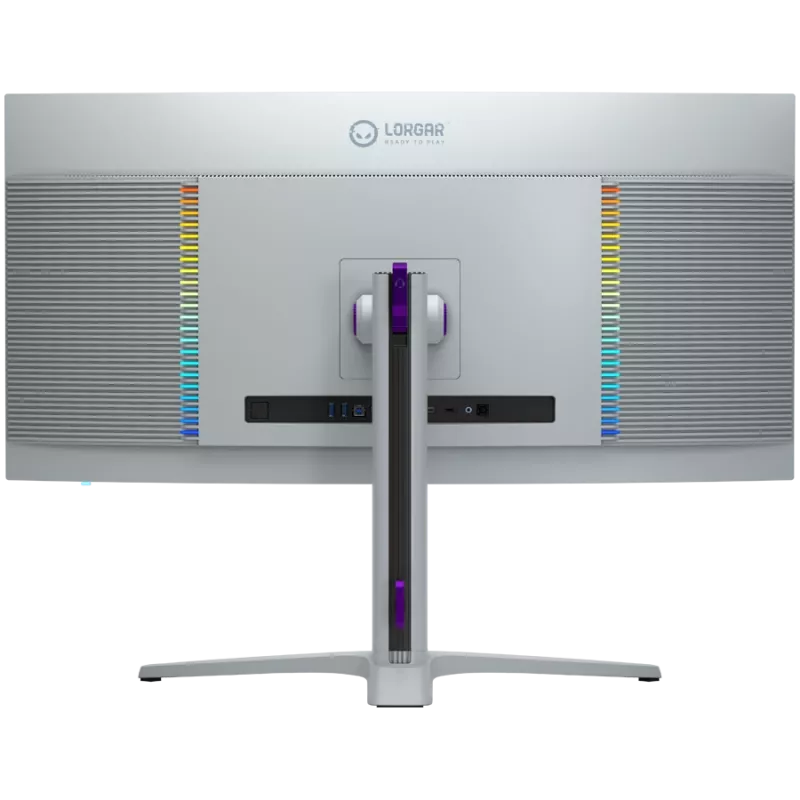 LORGAR 34MP1, UWQHD MiniLED Gaming Monitor Pro, 34'' (3440*1440) VA izliekts monitors, melns/piena pelēks