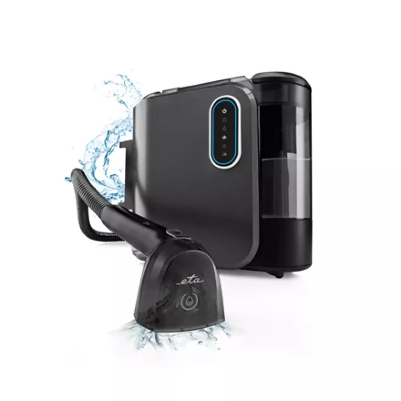 ETA | Daudzfunkcionāls tvaika tīrītājs | ETA721490000 Steam&Clean | Putekļsūcējs | 2000 W | Melns | Ūdens tvertnes tilpums 1,3 L