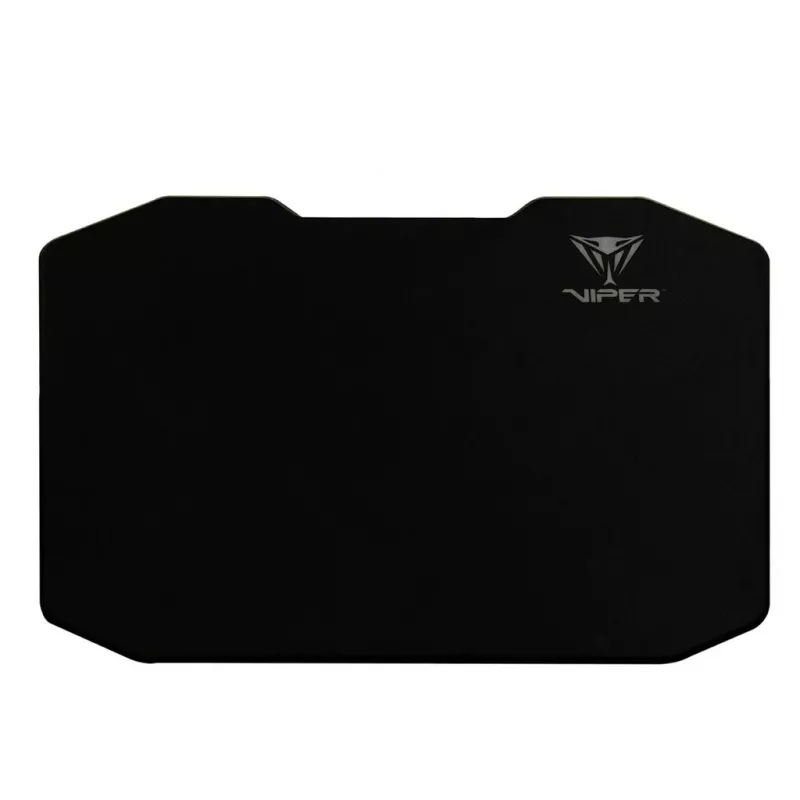 Peļu paliktnis PATRIOT Viper Gaming melns — polimērs/gumija, LED fona apgaismojums, USB barošana, neslīdoša pamatne, 353,5×242,7 mm, 5,5 mm biezums