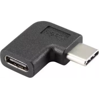 Renkforce USB 3.1 (Gen 2) adapteris [1x USB-C™ spraudnis - 1x USB-C™ ligzda] 90° pa labi leņķots (RF-4410232)