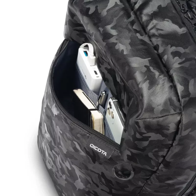 DICOTA D32126 mugursoma Ikdienas mugursoma Kamuflāža Poliesteris