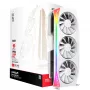 Grafikas karte XFX Radeon RX 9070 XT — 16 GB GDDR6, 256 bitu, PCIe x16, 3 ventilatori, balta, 360 mm
