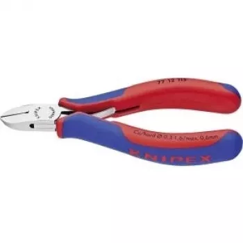 Knipex elektronikas sānu griezēji l.115mm forma 1 slīpums jā 2C apvalks spoguļpulējums