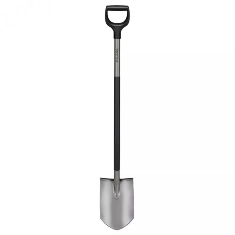 Fiskars ergonomiskā lāpsta, pelēka (1067511)