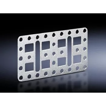 Rack plate Rittal 4532.000, nerūsējošais tērauds, 110×60 mm, 4 gab. iepakojumā