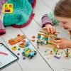 LEGO Friends pludmales smūtiju stends – bērnu rotaļu ēdiena komplekts, dāvanu ideja meitenēm un zēniem vecumā no 6 gadiem ar 2 mini lellēm, bruņurupuča figūriņu un a