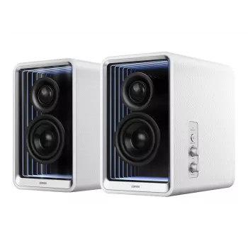 Edifier Desktop Active Monitor ar GaN lādētāju | QR65 | 70 W | Balts | Bezvadu savienojums