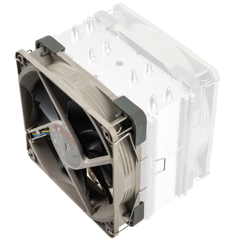 Ventilators Noctua NA-FK1 120 mm — 12 V PWM korpusa ventilators, 1700 RPM, 120,2 m³/h, 25,1 dB